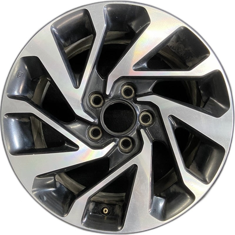 16″ CIVIC 16 16×7 alloy black inlay Cpe Original OEM Wheel Rim