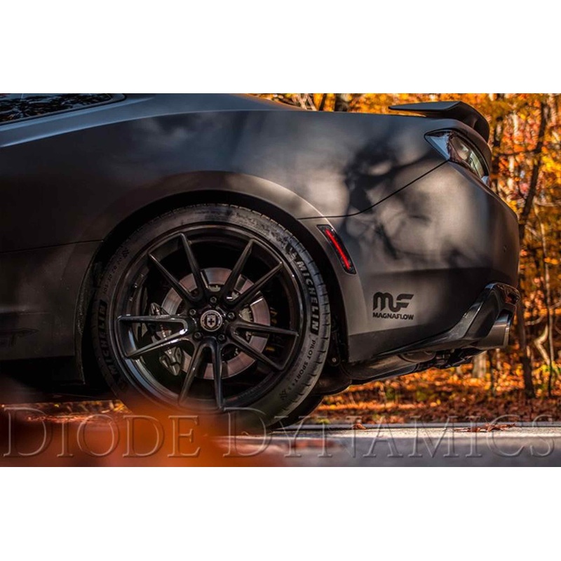 Diode Dynamics DD LED Sidemarkers – Set / Amber-Red | Chevrolet Camaro: 2016-2019 (DD5062)