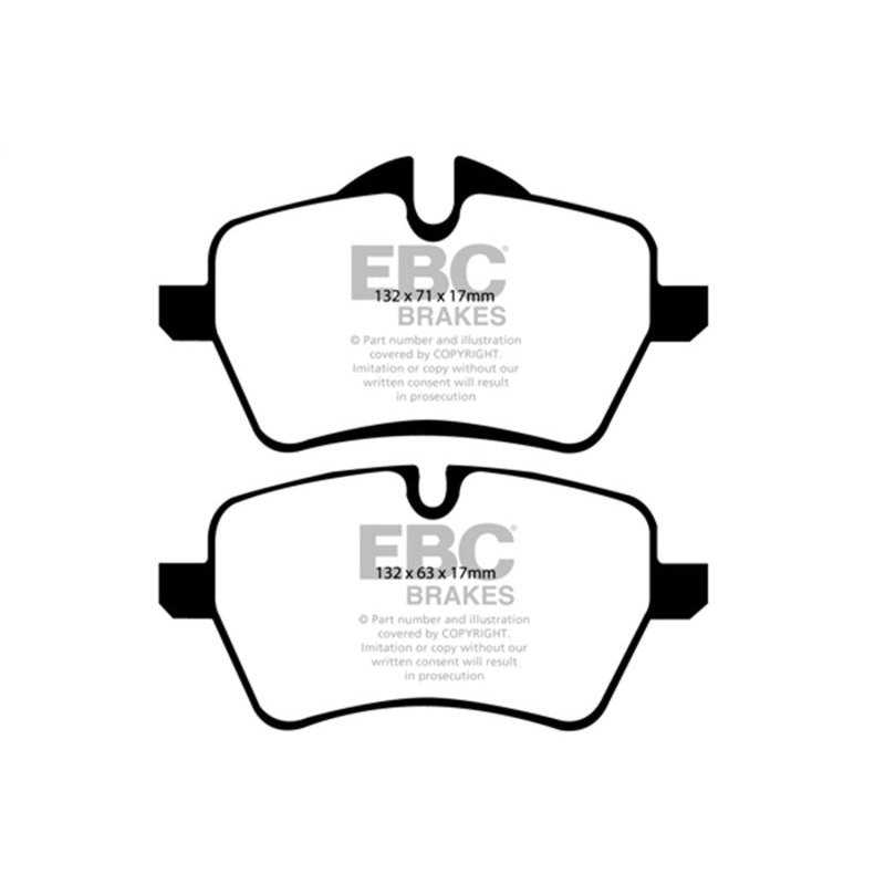 EBC 2007-2014 Mini Cooper S Hardtop (R56) 1.6L Turbo Bluestuff Front Brake Pads