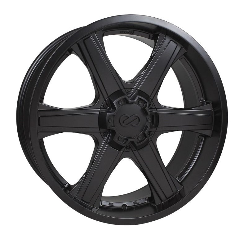 Enkei BHAWK 22×9.5 6×139.7 30mm Offset 78mm Bore Black Wheel