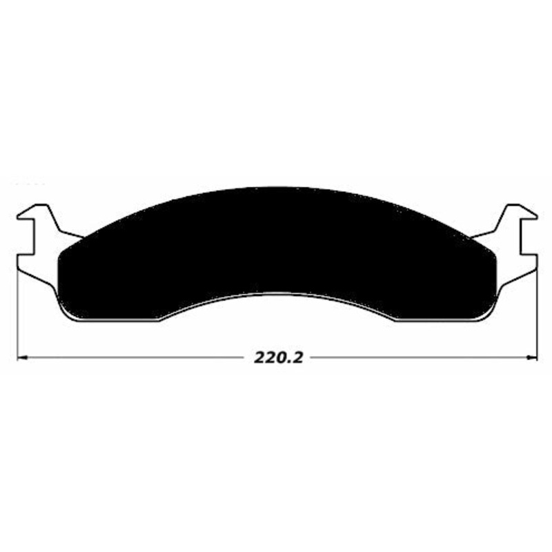 Porterfield Brake Pads for 1997 FORD F350 1 Ton 2WD DRW  3 1/2 Rear Shoe