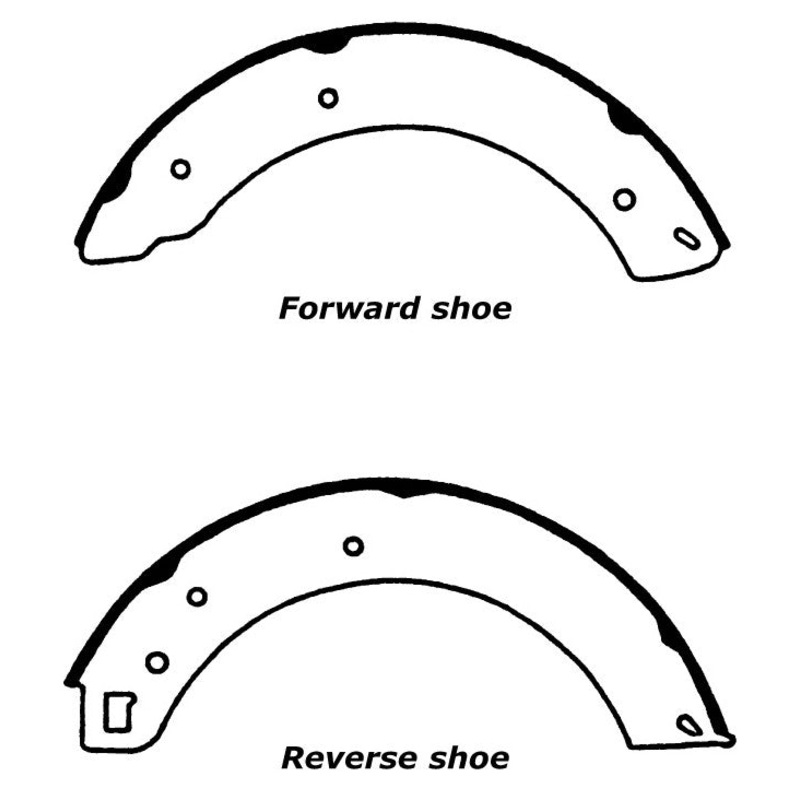 Porterfield Brake Shoes for 1979 LOTUS ELITE