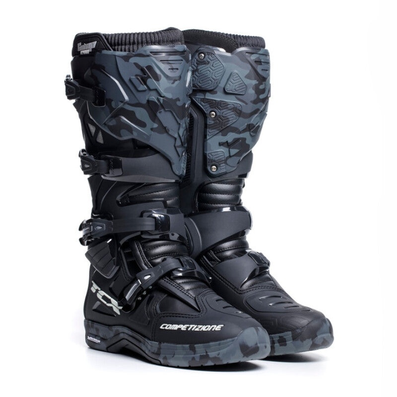 TCX Comp Evo 2 Michelin Boot Black/Camo Size – 45