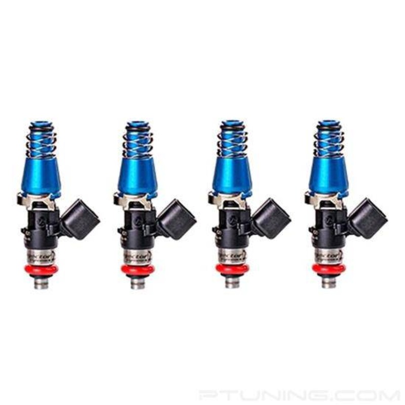 Injector Dynamics ID2600-XDS, for Evo III-IX, 2.0L turbo. 11mm (blue) adapter tops. Denso lower.  Set of 4.