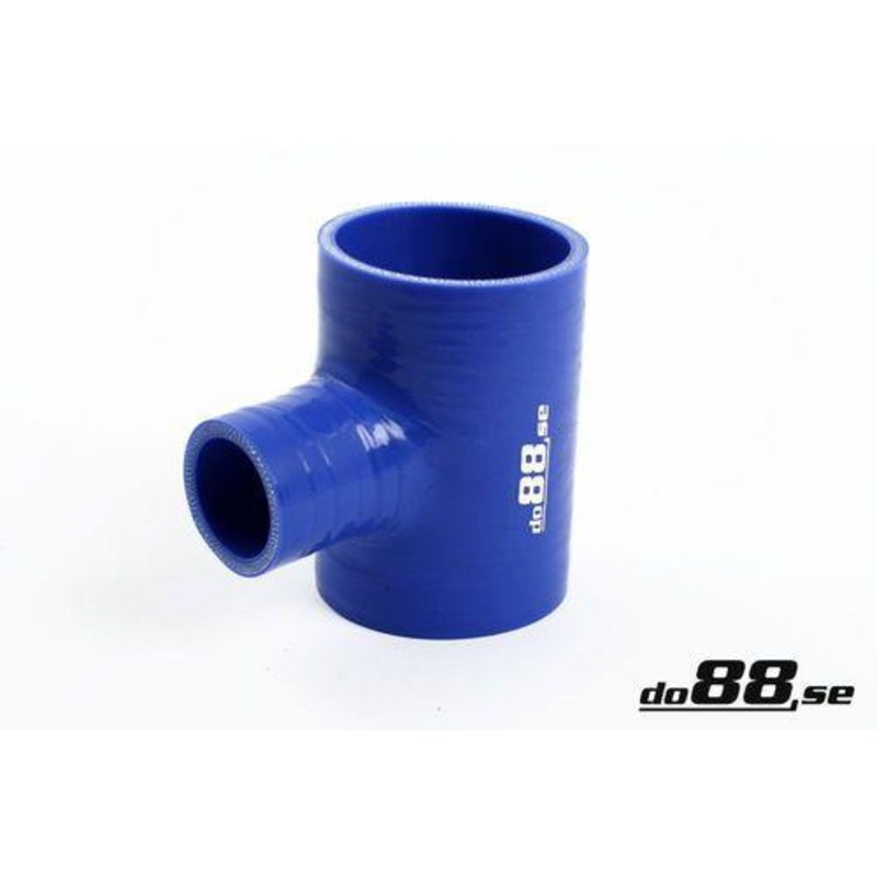 Silicone Hose Blue T 2,375” + 1”  (60mm+25mm)