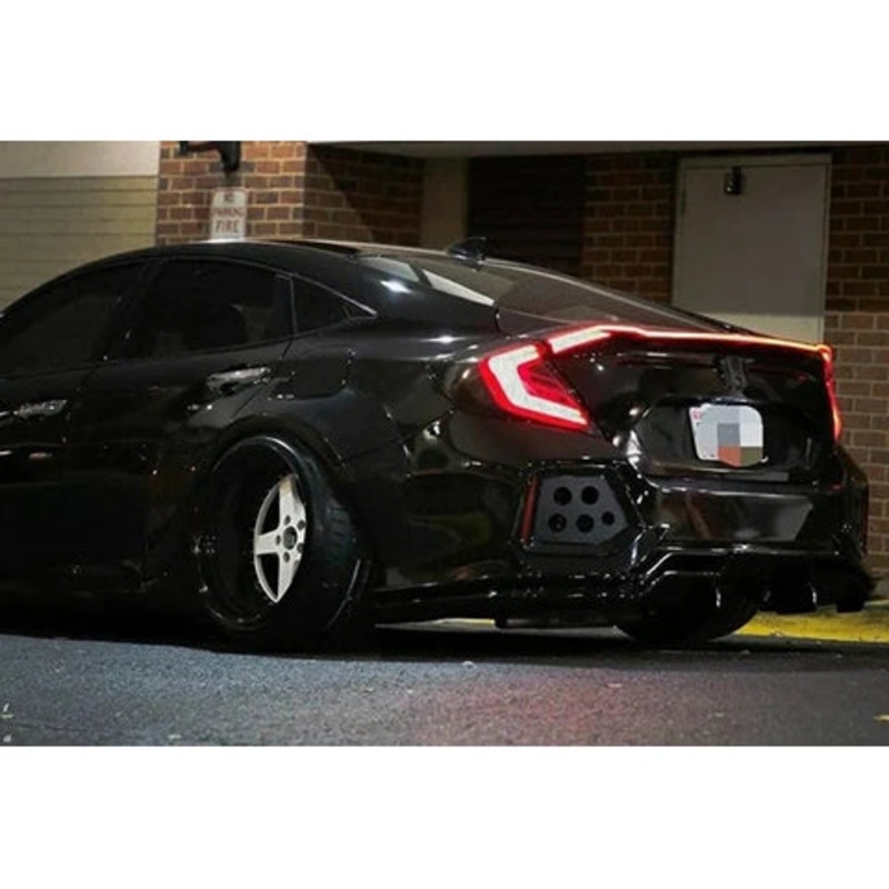 Ski Productions Rear Bumper Vents | 2016-2019 Honda Civic Si Sedan (SP-FC1-RV)