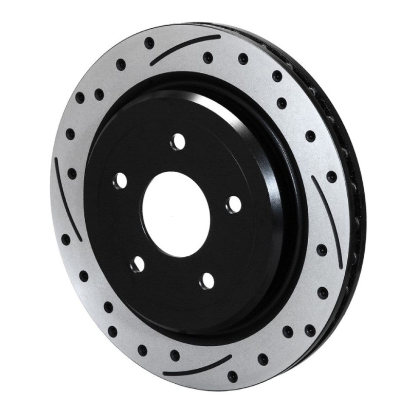 Wilwood Rotor-Rear-SRP-C5/C6 Vette-LH-BLK 12.00 x 1.03 – 5 x 4.75in