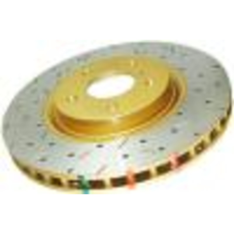 DBA 14-18 Audi RS7 (w/Iron Rotors) Rear 4000 Series Drilled & Slotted Rotor