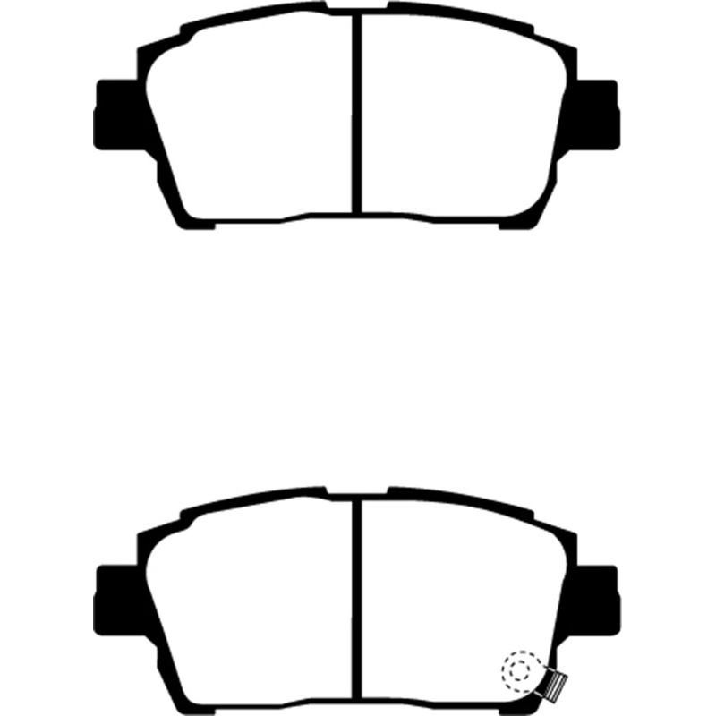 EBC 03-07 Scion XA 1.5 Yellowstuff Front Brake Pads