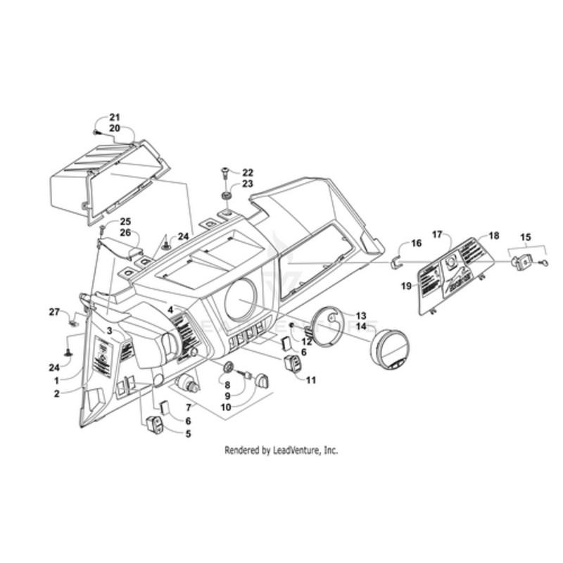 Gauge A/D-Iso Can-5(012 1000 Wc) by Arctic Cat