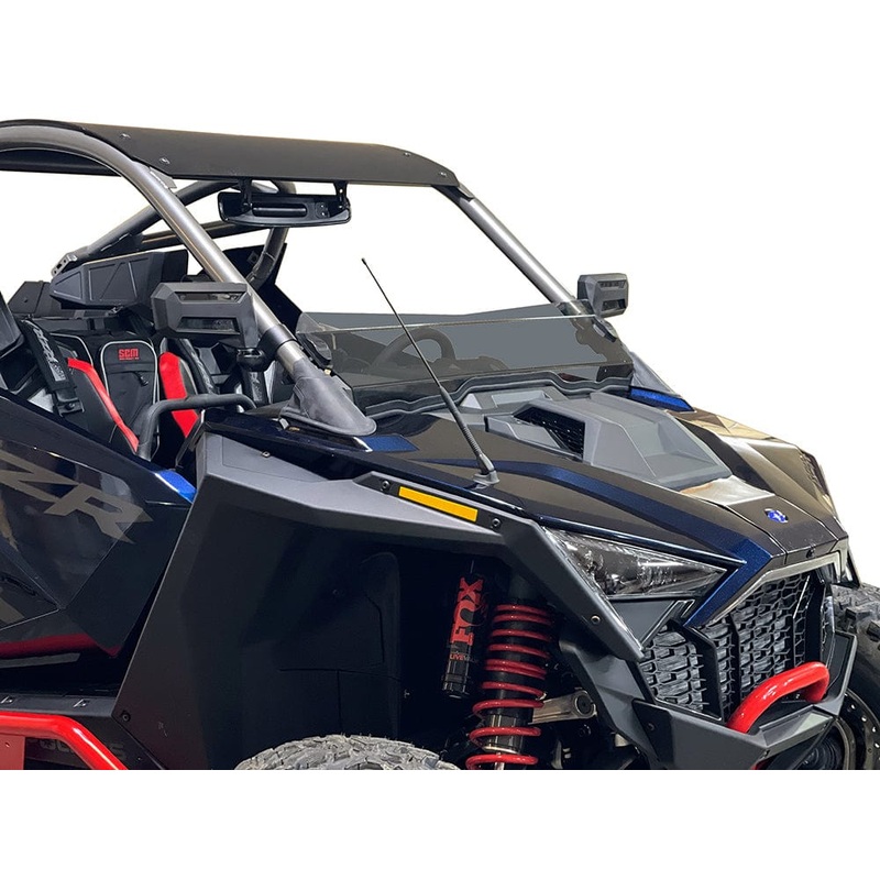 Polaris Pro-R Tinted Short Windshield by Spike