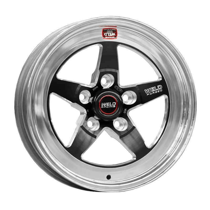 Weld S71 15×11.33 / 5×4.75 BP / 7.5in. BS Black Wheel (Low Pad) – Non-Beadlock