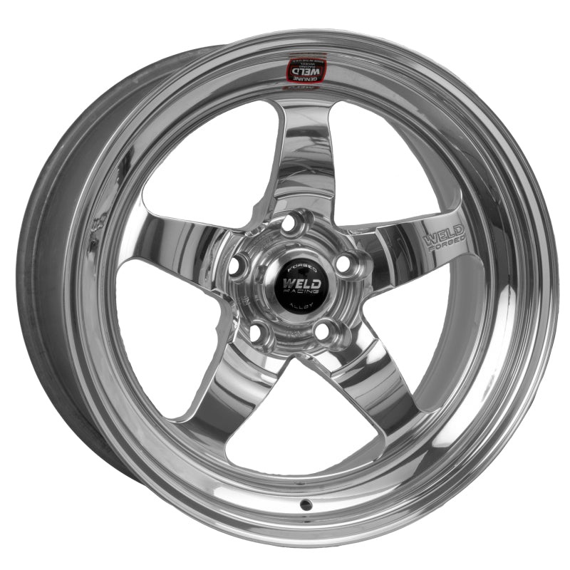 Weld S71 17×6 / 5×4.75 BP / 3.3in. BS Polished Wheel (Medium Pad) – Non-Beadlock