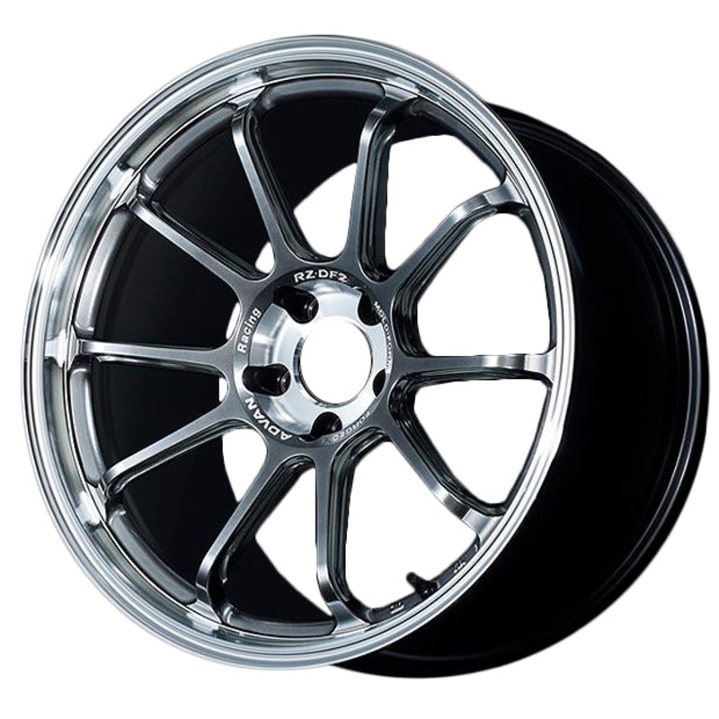 Advan RZ-DF2 Wheel (C-5 Concave) – 20×10.5 +15 | 5×112 | Diamond Cut & Hyper Platinum Black