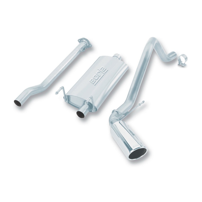 Borla Cat-Back Exhaust System – Touring | 2001-2004 Toyota Tacoma Pre Runner Extended Cab Pickup 3.4L (14945)