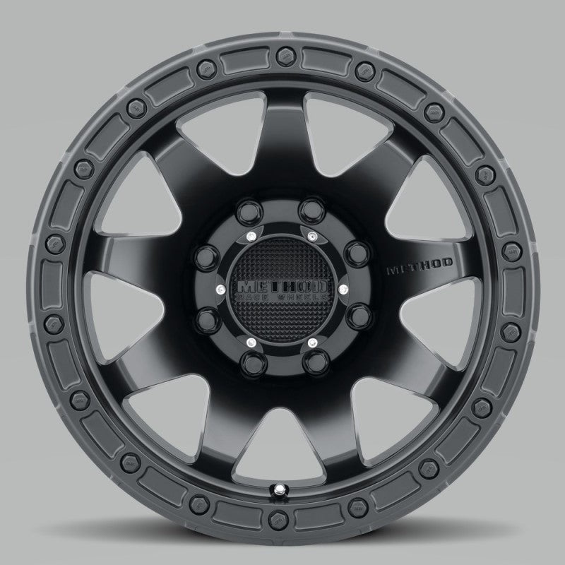 Method MR317 20×9 +18mm Offset 8×180 130.81mm CB Matte Black Wheel