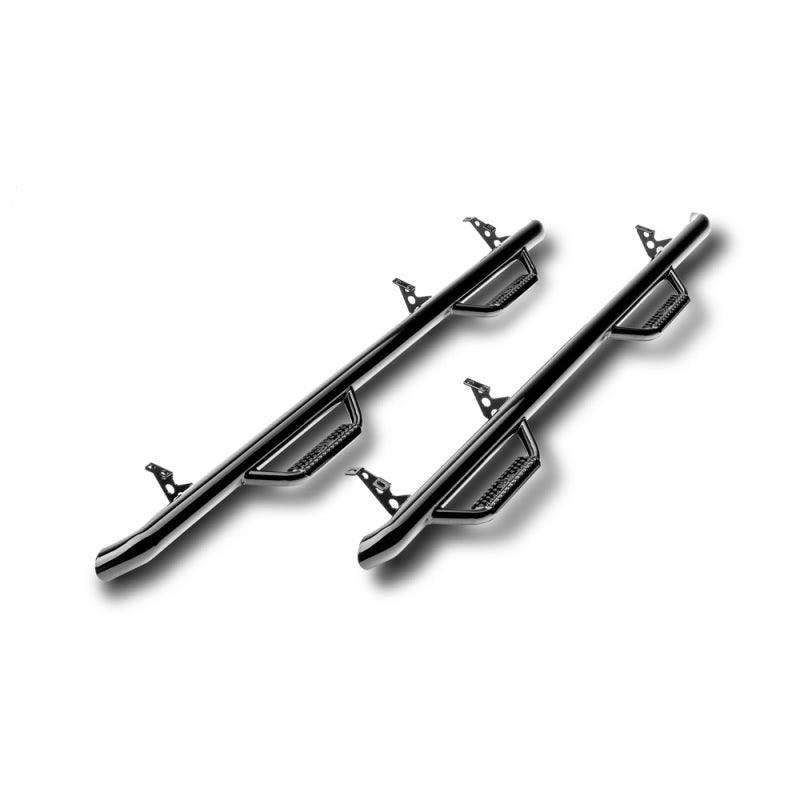 N-Fab Nerf Step 2018 Jeep Wrangler JL SUV 4 Door- Gloss Black – W2W – 3in