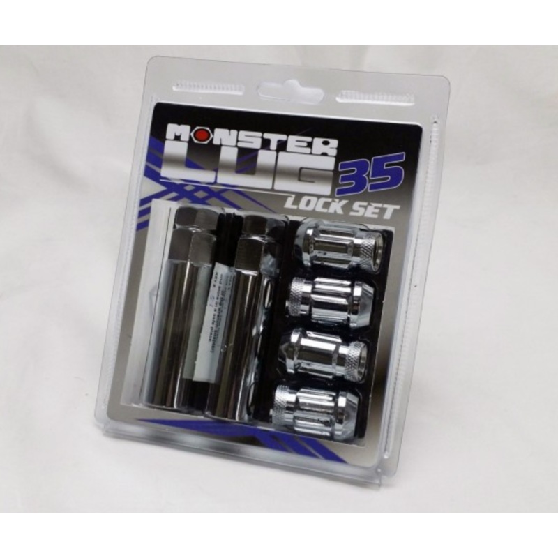 Wheel Mate Monster 35 Locking Lug Nut Set of 4 – Black 14×1.50