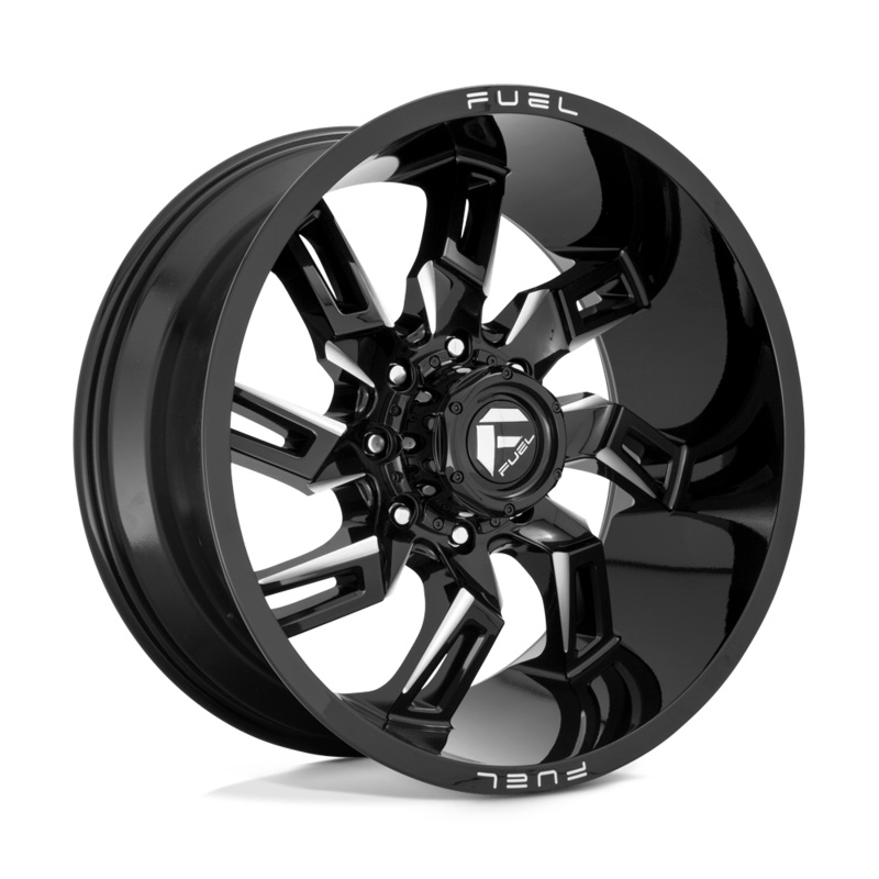 Fuel Wheels D747 Lockdown 20″ 8×180 Gloss Black Milled