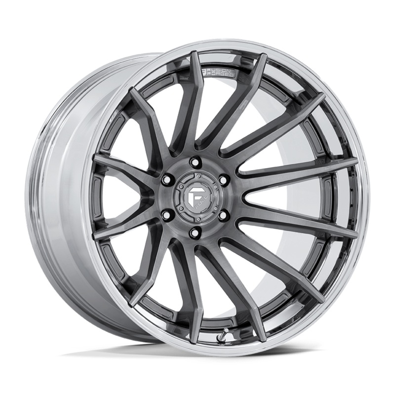 Fuel Wheels FC403 Burn 20″ 6×139.7 Platinum With Chrome Lip