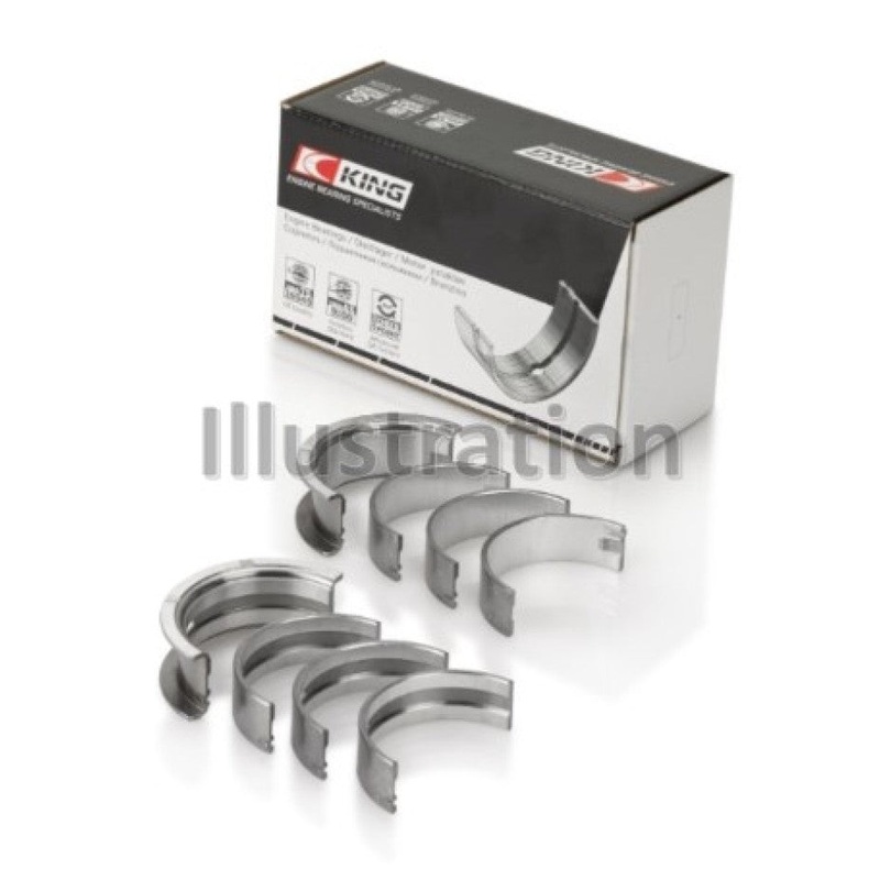 King 87-90 Subaru Justy Main Bearing Set | Size 0.25 Oversized
