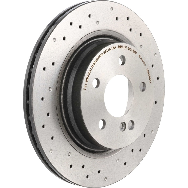XTRA Drilled Rear Disc Brake Rotor – 09.A760.1X