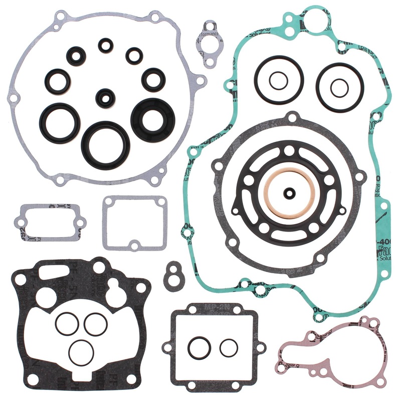 Vertex 811425 Gaskets 95-97 Kawasaki KX125 Complete Gasket Kit w/ Oil Seals