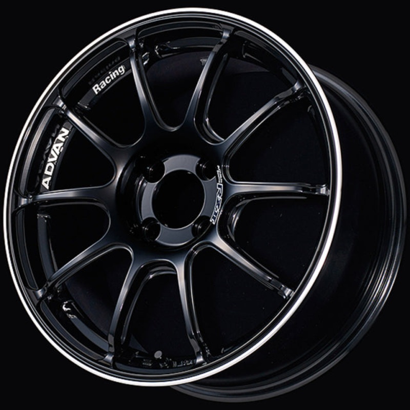 Advan RZII Wheel – 15×7.0 +42 | 4×100 | Racing Gloss Black & Ring