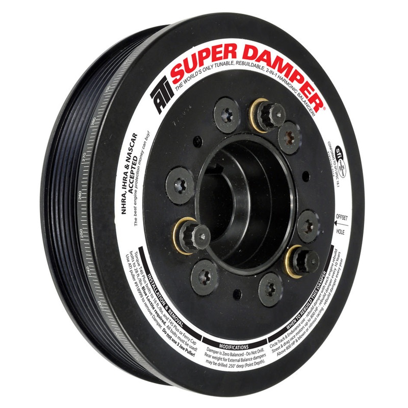 ATI Damper – 6.78in – Alum – 6 Grv – Toyota Supra – 94-98 – JZ80 – 15 Percent OD – Req gatK06077