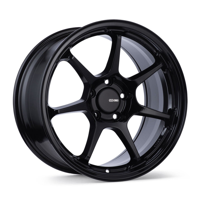 Enkei TS-7 18×9.5 5×100 45mm Offset 72.6mm Bore Gloss Black Wheel