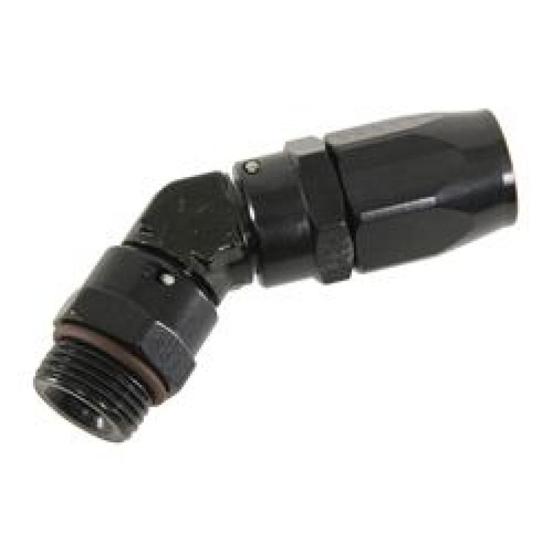 Fragola -10AN x 45 Degree x 1 1/16-12 (12) Hose End – Black