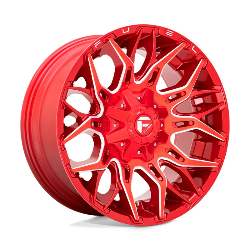 Fuel Wheels D771 Twitch 20″ 8×170 Candy Red Milled