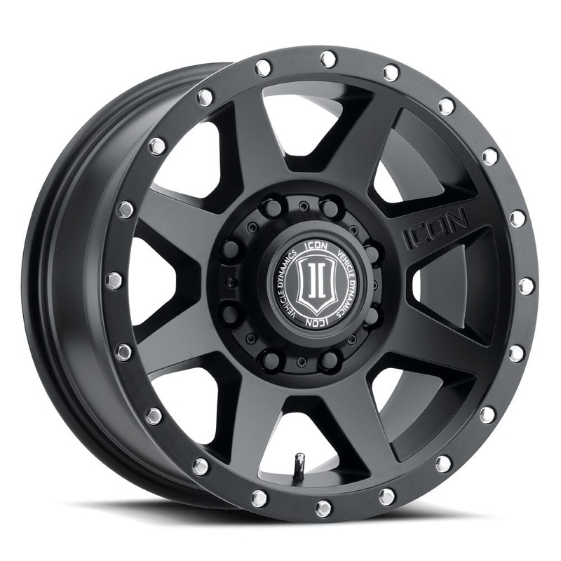 ICON Alloys Rebound 20″ 8×165.1 Satin Black