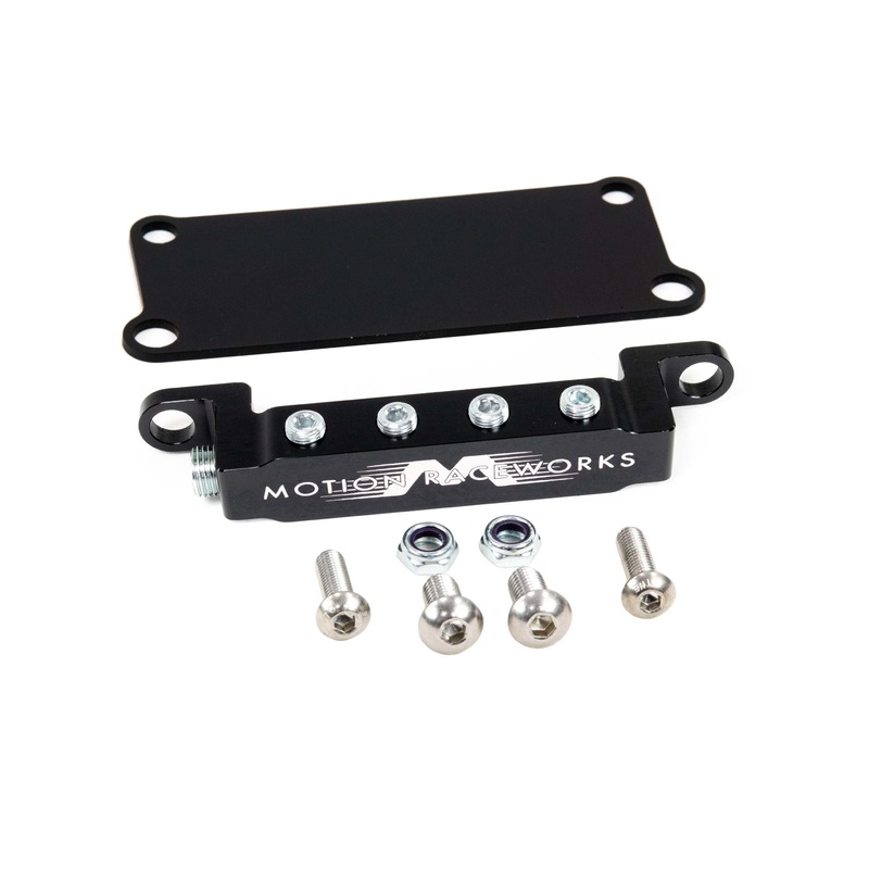 LS1 Vacuum/Boost Billet Aluminum Distribution Block w/ Valley Cover Bracket 10-10023KIT