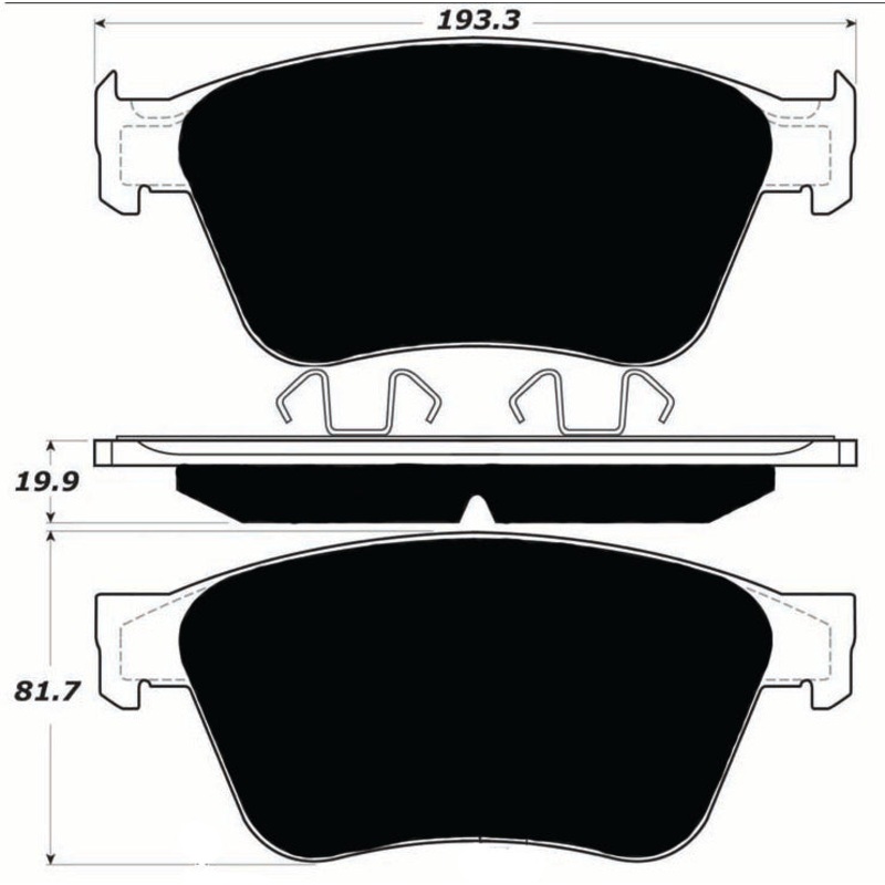 Porterfield Brake Pads for 2007 BENTLEY CONTINENTAL