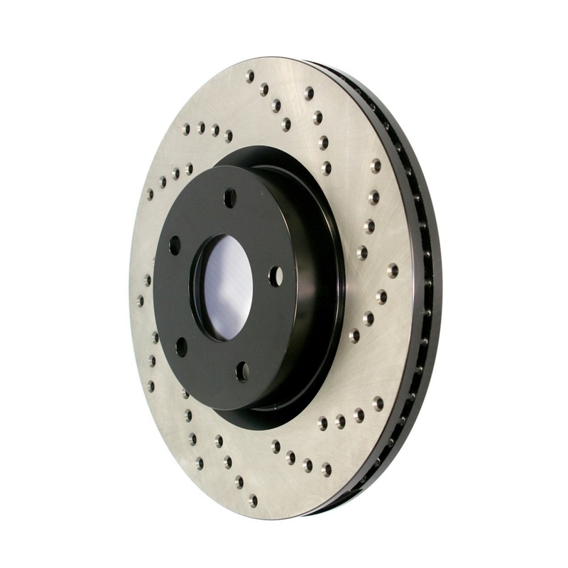 StopTech Sport Cross Drilled Brake Rotor – Front Right