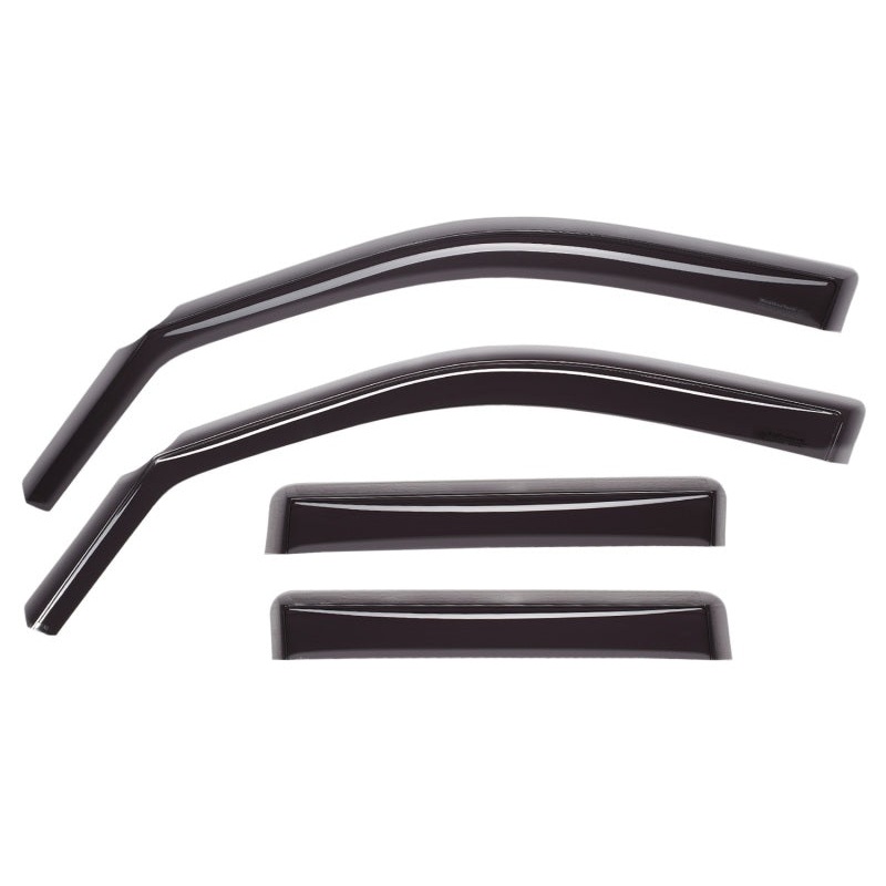 WeatherTech 21-23 Nissan Rogue Front & Rear Side Window Deflectors – Dark Tint