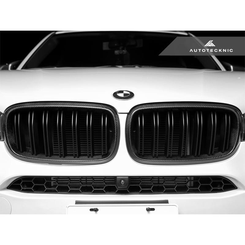 AutoTecknic Dual-Slats Carbon Fiber Front Grille Set – F15 X5 | F85 X5M & F16 X6 | F86 X6M