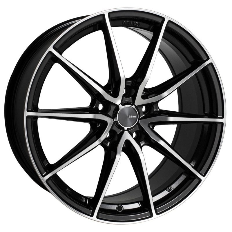ENKEI Draco Wheel – 18×8.0 +35 | 5×114.3 | Machined Black