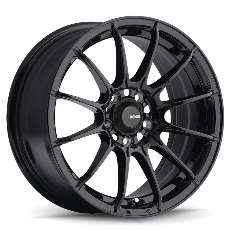Konig Dial In 15×8 4×100 ET25 Gloss Black