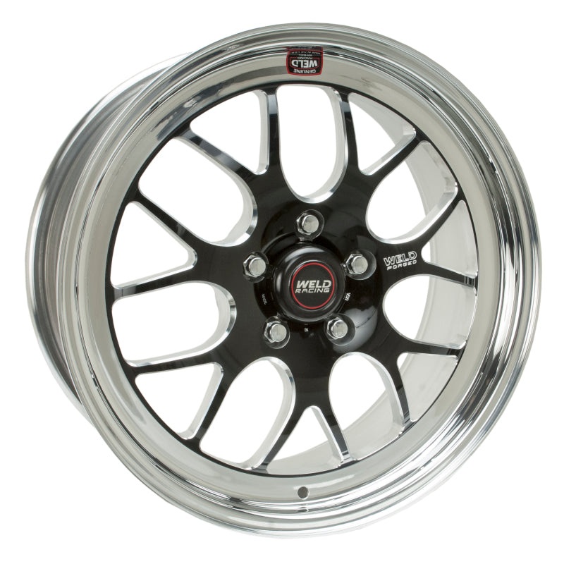Weld S77 18×9 / 5x120mm BP / 7.2in. BS Black Wheel (Medium Pad) – Non-Beadlock