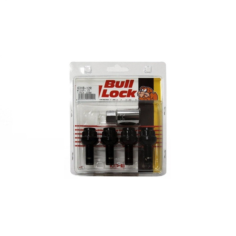 Bull Lock 4 – piece, 60 conical seat, Locking Lug Bolt Set with key
