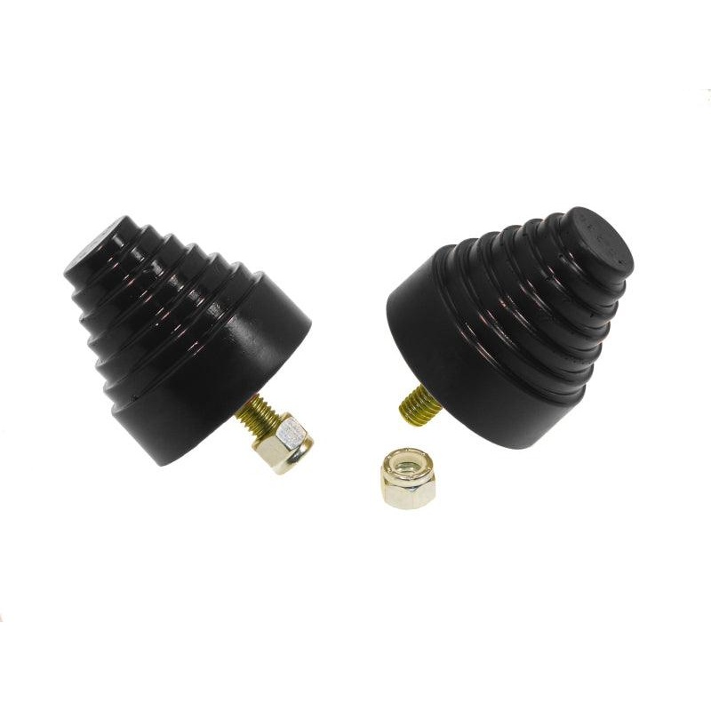 Prothane Universal Bump Stop 2-1/4X2-1/4 Cone w/Stp – Black