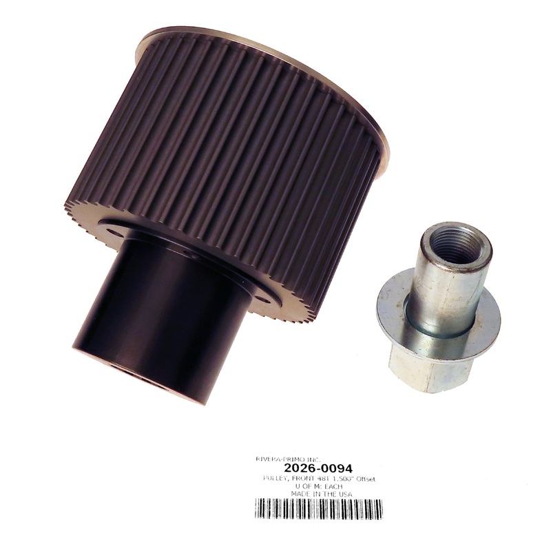 Pulley Kit, 3″ Front 48T 2.000″ Offset w/Bolt On Flange – 3″ B4X
