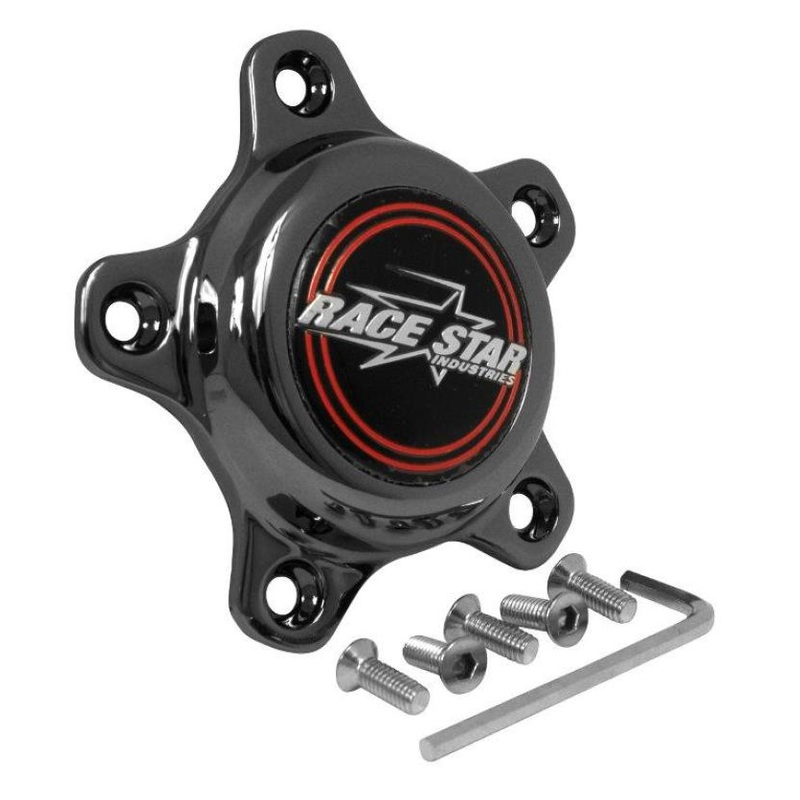Race Star 5 Lug Cap Short Plastic Dark Star (incl. Medallion & Screws)
