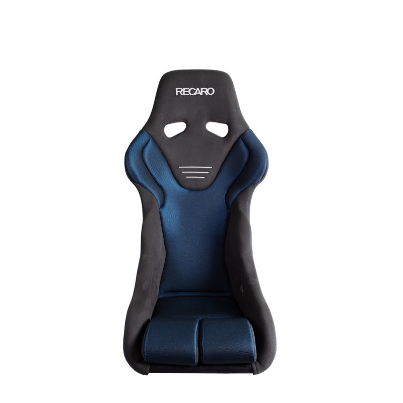 Recaro RS-G Motorsport Seat – Black Kamui/Blue Glass Mesh (4/5/6 Point Belt)