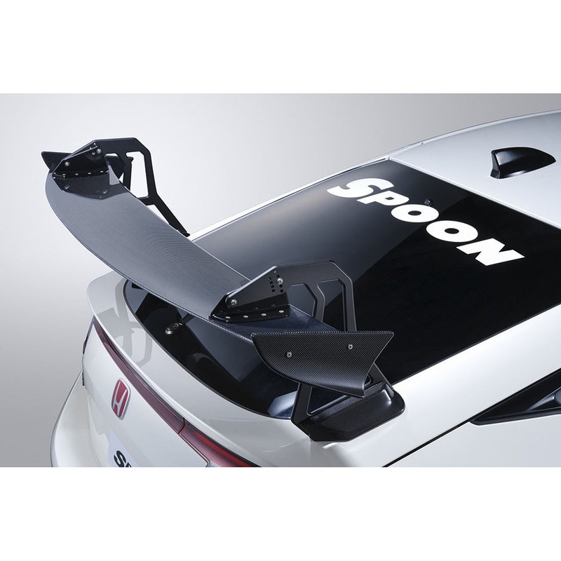 Spoon Sports Carbon Fiber Crane-Neck GT Wing – 2023+ Honda Civic Type R (FL5)