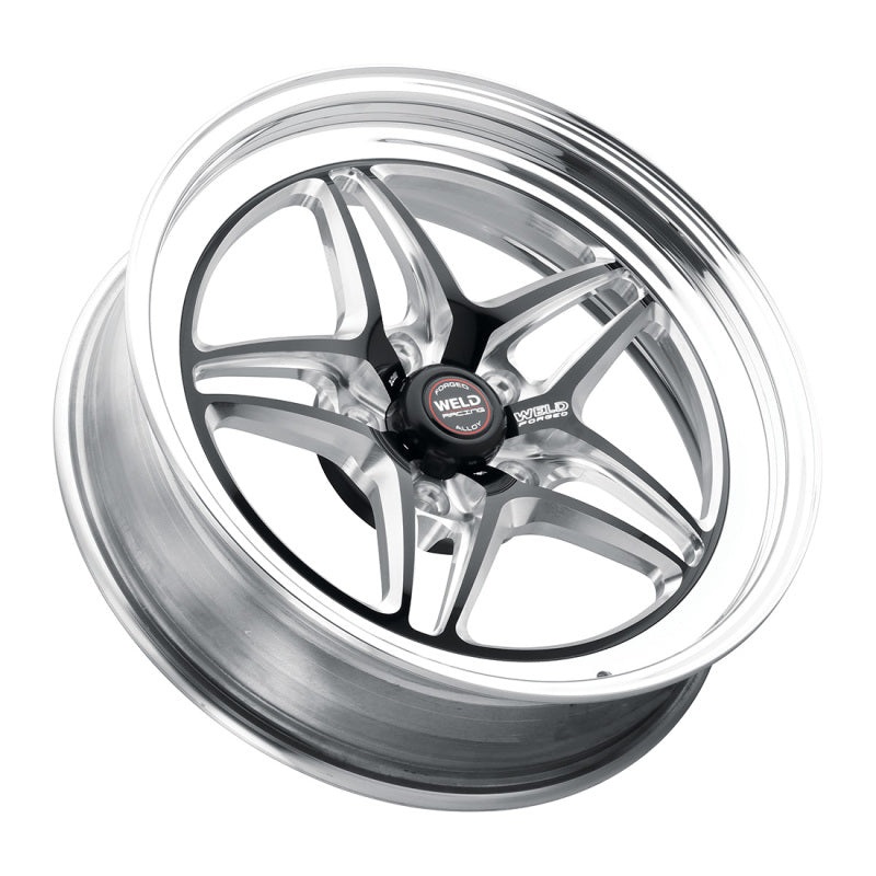 Weld S81 18×5 / 5×4.5 BP / 2.1in. BS (-23mm Offset) Black Wheel (High Pad)