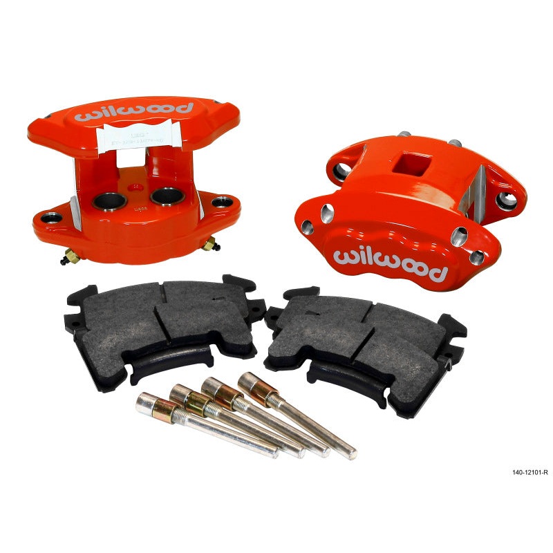 Wilwood D154 Rear Caliper Kit – Red 1.12 / 1.12in Piston 1.04in Rotor