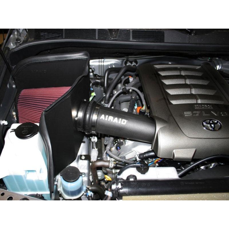 Airaid 07-14 Toyota Tundra/Sequoia 4.6L/5.7L V8 CAD Intake System w/ Tube (Dry / Red Media)